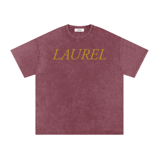Laurel GOLD Acid Wash Tee